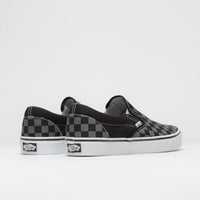 Vans Classic Slip-On Shoes - Black / Pewter Checkerboard thumbnail