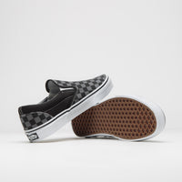 Vans Classic Slip-On Shoes - Black / Pewter Checkerboard thumbnail