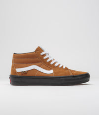 Vans Grosso Mid Shoes - Pig Suede Brown / Black