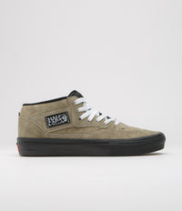 Vans Half Cab Shoes - Pig Suede Olive / Black