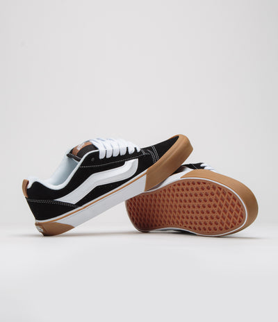 Vans Knu Skool Shoes - Gum Bumper Black