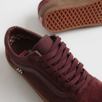 Vans Old Skool Shoes - Dark Red / Gum thumbnail