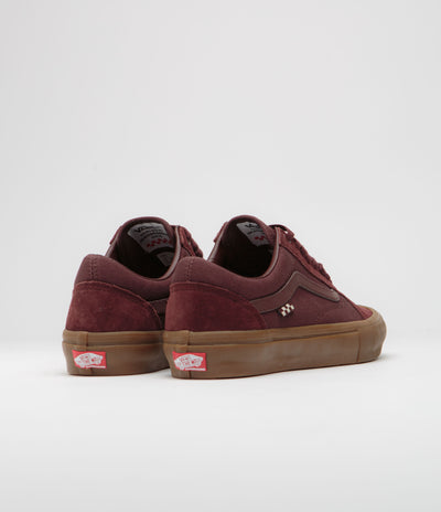 Dark clearance maroon vans