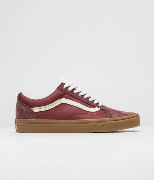 Vans Old Skool Shoes Sporty Brown Gum Flatspot