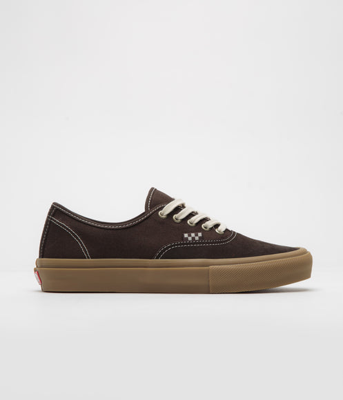 Vans Skate Authentic Shoes - Brown / Gum