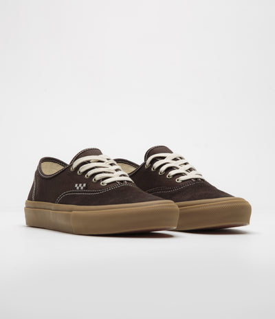 Vans Skate Authentic Shoes - Brown / Gum