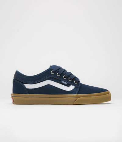 Vans Skate Chukka Low Sidestripe Shoes - Navy / Gum