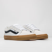 Vans Skate Chukka Low Sidestripe Shoes - White / Black / Gum thumbnail