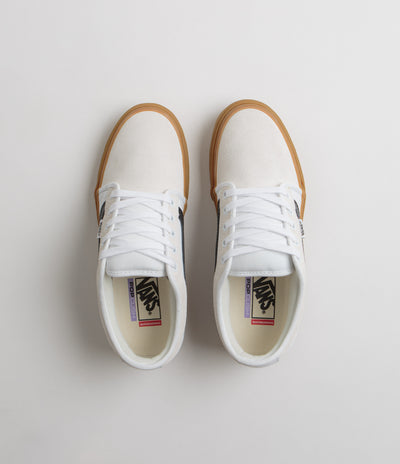 Vans Skate Chukka Low Sidestripe Shoes - White / Black / Gum