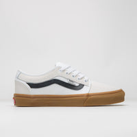 Vans Skate Chukka Low Sidestripe Shoes - White / Black / Gum thumbnail