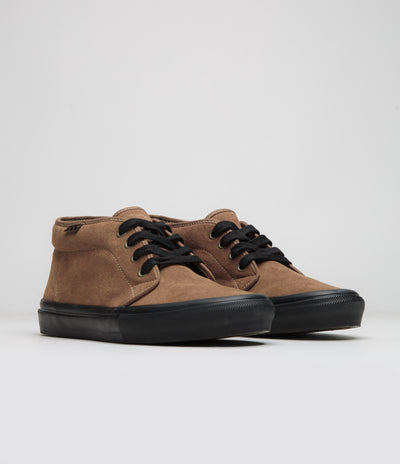 Vans Skate Chukka VCU Shoes - Brown / Black