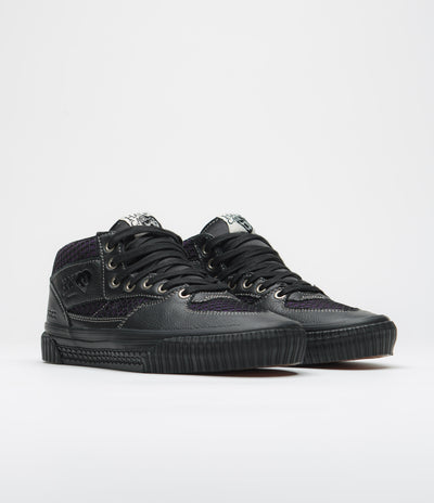 Vans Skate Half Cab Shoes - (Pass Port) Black