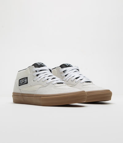 Vans Skate Half Cab Shoes - Antique White / Gum