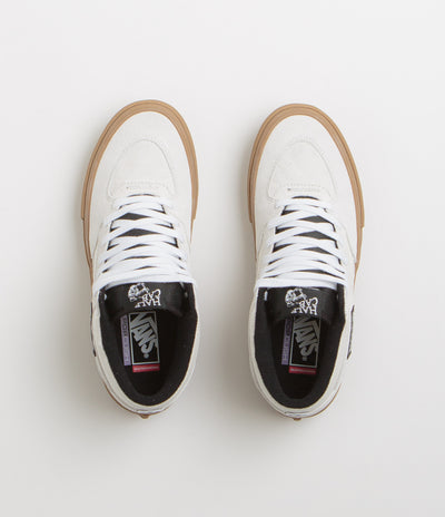 Vans Skate Half Cab Shoes - Antique White / Gum