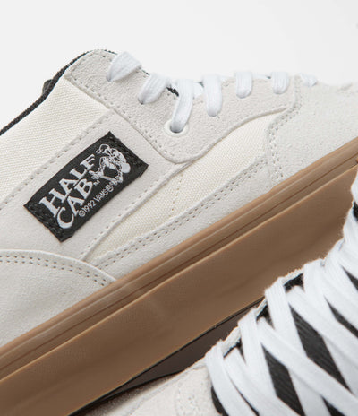 Vans Skate Half Cab Shoes - Antique White / Gum