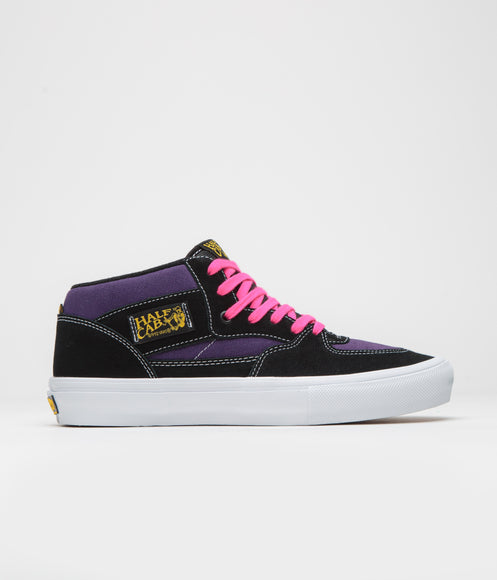 Vans Skate Half Cab Shoes - Black / Purple
