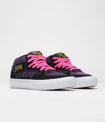 Vans Skate Half Cab Shoes - Black / Purple
