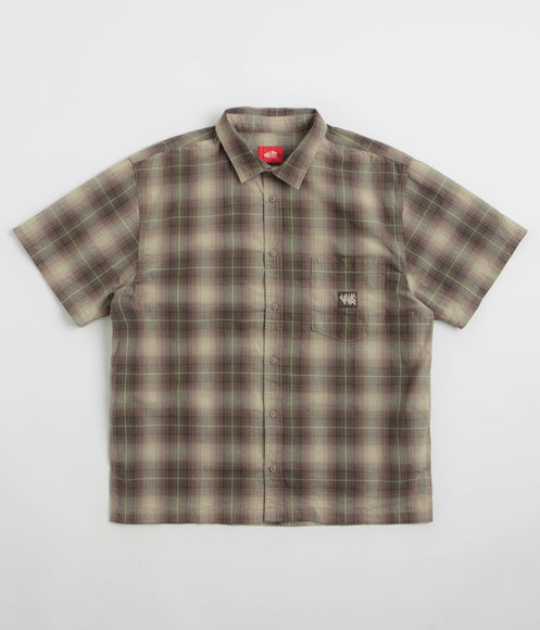 Vans Skate Plaid Short Sleeve Shirt - Walnut