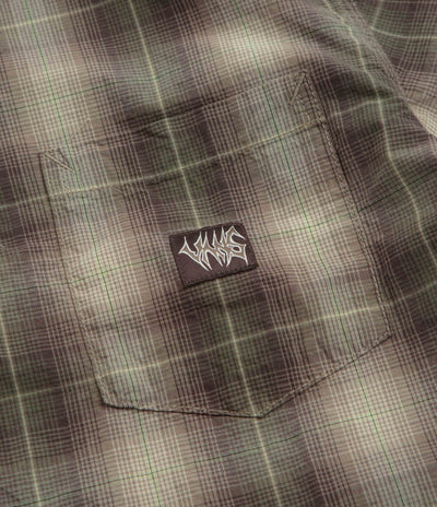 Vans Skate Plaid Short Sleeve Shirt - Walnut