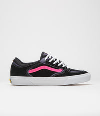 Vans Skate Rowley Shoes - Black / Pink