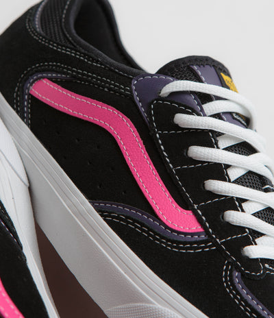 Vans Skate Rowley Shoes - Black / Pink