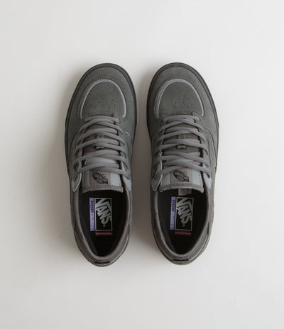 Vans Skate Rowley Shoes - Suede Charcoal / Black