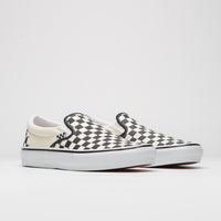 Vans Skate Slip-On Shoes - (Checkerboard) Black / Off White thumbnail