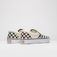 Vans Skate Slip-On Shoes - (Checkerboard) Black / Off White thumbnail