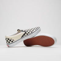 Vans Skate Slip-On Shoes - (Checkerboard) Black / Off White thumbnail