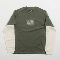 Welcome Chasm Layered Long Sleeve T-Shirt - Ivy thumbnail