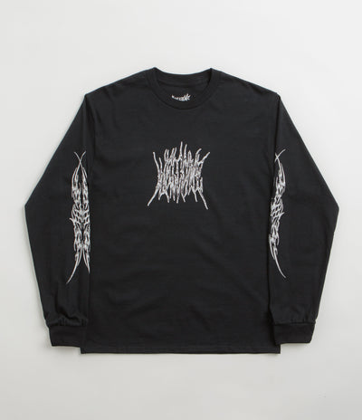 Welcome Chasm Long Sleeve T-Shirt - Black