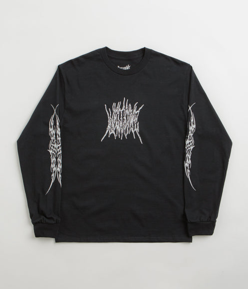 Welcome Chasm Long Sleeve T-Shirt - Black