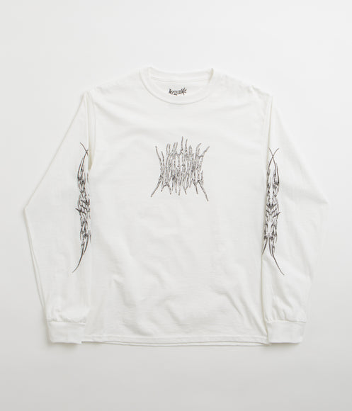 Welcome Chasm Long Sleeve T-Shirt - White