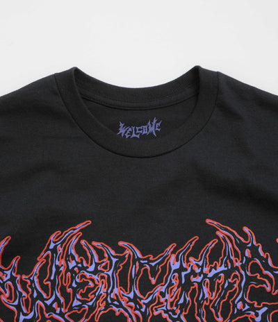 Welcome Fang T-Shirt - Black / Purple / Red