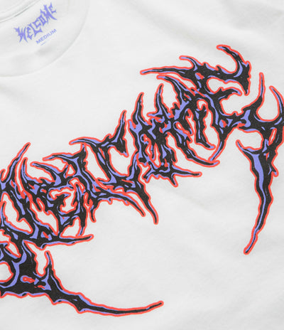 Welcome Fang T-Shirt - White / Purple / Red