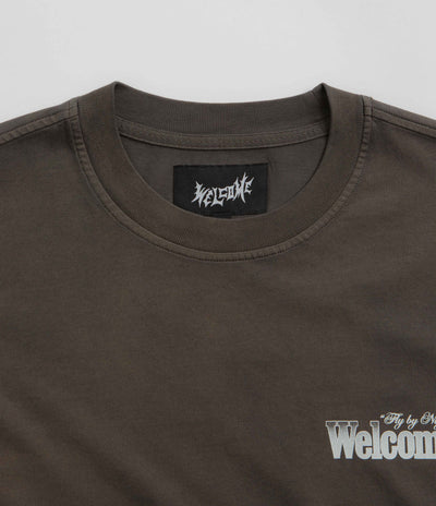 Welcome Fly By Night Enzyme Washed Knit T-Shirt - Wren