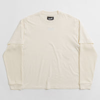 Welcome Shard Layered Knit Long Sleeve T-Shirt - Bone thumbnail