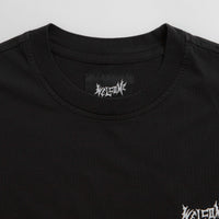 Welcome Vamp Core Garment Dyed Knit T-Shirt - Black thumbnail