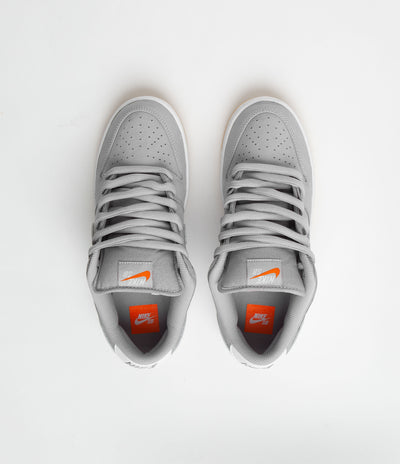 Nike SB Orange Label Dunk Low Pro Shoes - Wolf Grey / White - Wolf Grey