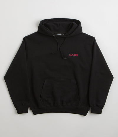 XLarge Chenille Slanted OG Hoodie - Black