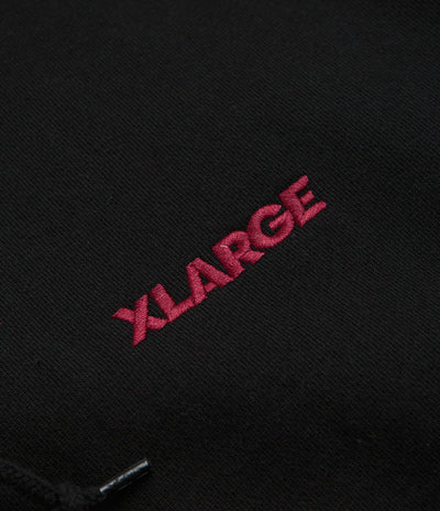 XLarge Chenille Slanted OG Hoodie - Black