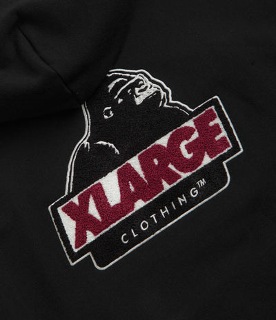 XLarge Chenille Slanted OG Hoodie - Black