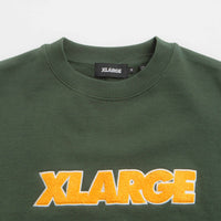 XLarge Chenille Standard Logo Crewneck Sweatshirt - Green thumbnail