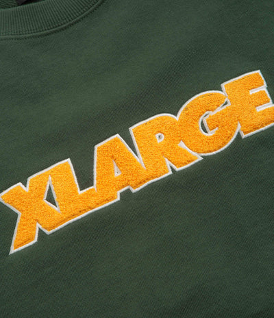 XLarge Chenille Standard Logo Crewneck Sweatshirt - Green