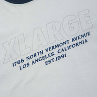 XLarge Store Address Ringer T-Shirt - Grey thumbnail