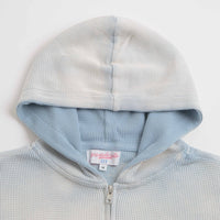 Yardsale Bleached Waffle Hoodie - Blue thumbnail