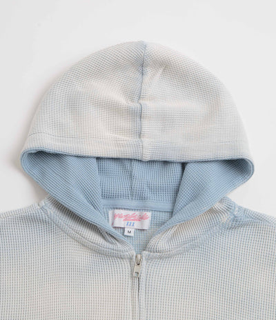 Yardsale Bleached Waffle Hoodie - Blue