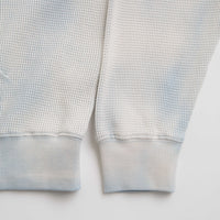 Yardsale Bleached Waffle Hoodie - Blue thumbnail