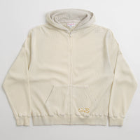 Yardsale Bleached Waffle Hoodie - Light Grey thumbnail