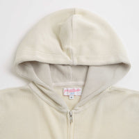 Yardsale Bleached Waffle Hoodie - Light Grey thumbnail